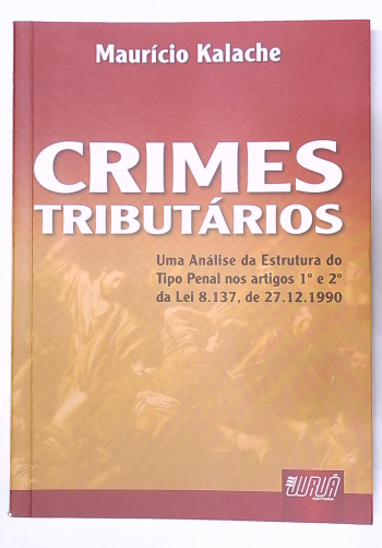 Capa do livro Crimes Tributários