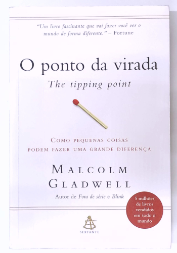 Capa do livro O Ponto da Virada - the Tipping Point