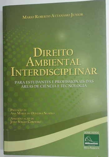 Capa do livro Direito Ambiental Interdisciplinar