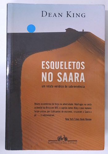 Capa do livro Esqueletos no Saara