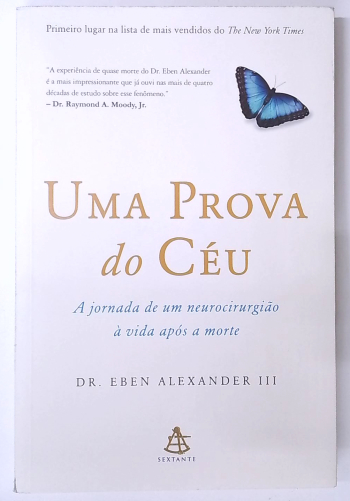 Capa do livro Uma Prova do Céu