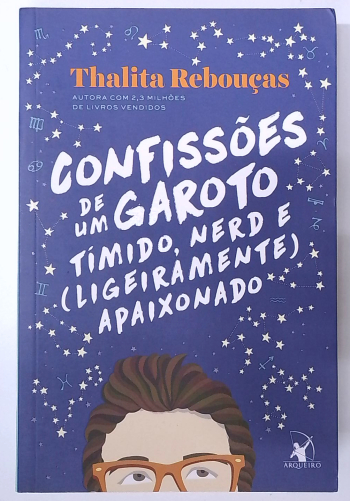 Capa do livro Confissões de um Garoto Tímido, Nerd e (ligeiramente) Apaixonado