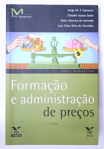 Capa do livro Formação e Administração de Preços