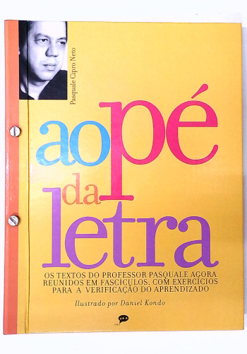 Capa do livro Ao Pé da Letra
