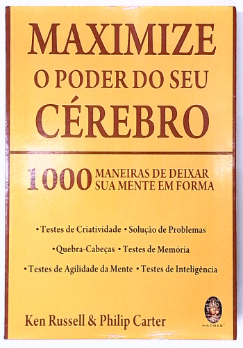 Capa do livro Maximize o Poder do Seu Cérebro