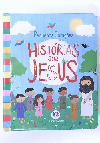 Capa do livro Histórias de Jesus - Pequenos Corações