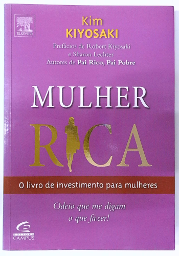 Capa do livro Mulher Rica: o Livro de Investimento para Mulheres