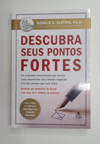 Capa do livro Descubra Seus Pontos Fortes